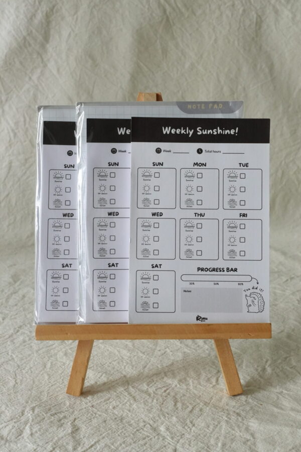 Weekly Sunshine Note Pad - Image 2