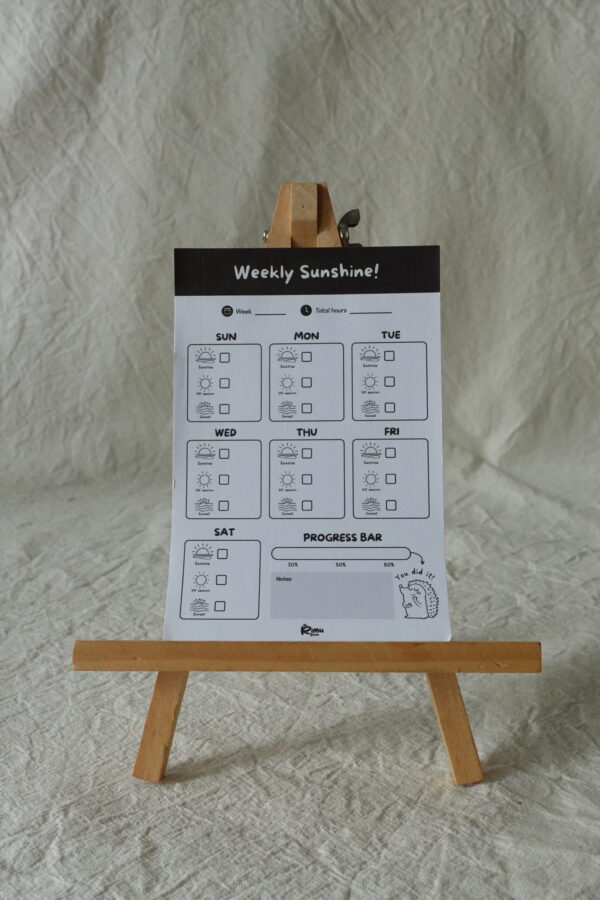 Weekly Sunshine Note Pad
