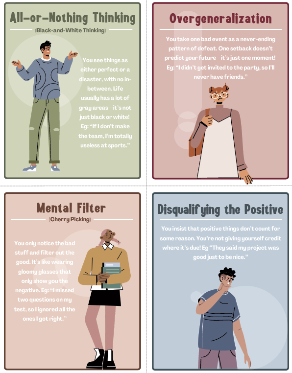 Automatic Negative Thoughts For Teens